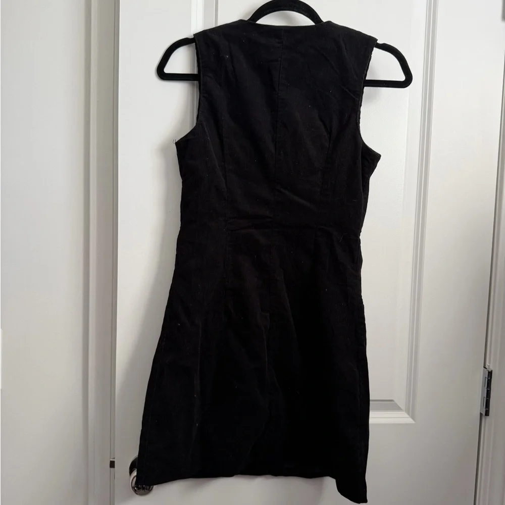 Francesca's Collections Suzanne corduroy button up mini dress - Picture 2 of 7
